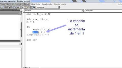 Ciclo Do Until con Visual Basic