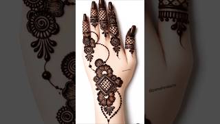 Easy Mehndi Design| #shorts #backhand #mehndi Easy Mehndi Design| #shorts #backhand #mehndi