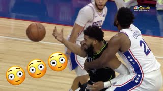 Joel Embiid and Karl-Anthony Towns Go At It Again