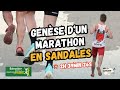 Gense dun marathon en sandales
