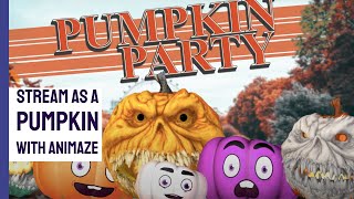 Join the Animaze Halloween Pumpkin Party || Stream as a Pumpkin with these Animaze avatars!