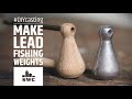 How to make your own lead fishing weights