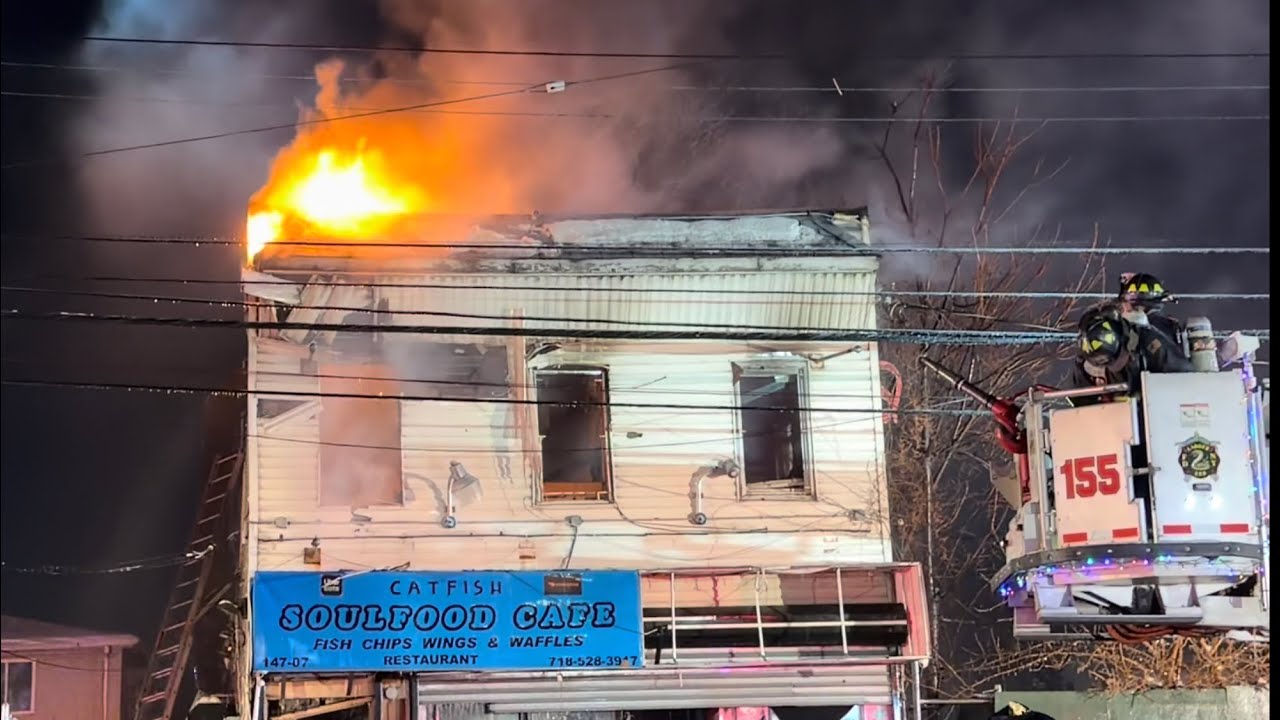FDNY Queens 3rd Alarm Box 4981 Fire 2 Story Vacant - YouTube