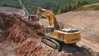 Liebherr 974B loading Terex TR60 Semak S.A. - Part 1