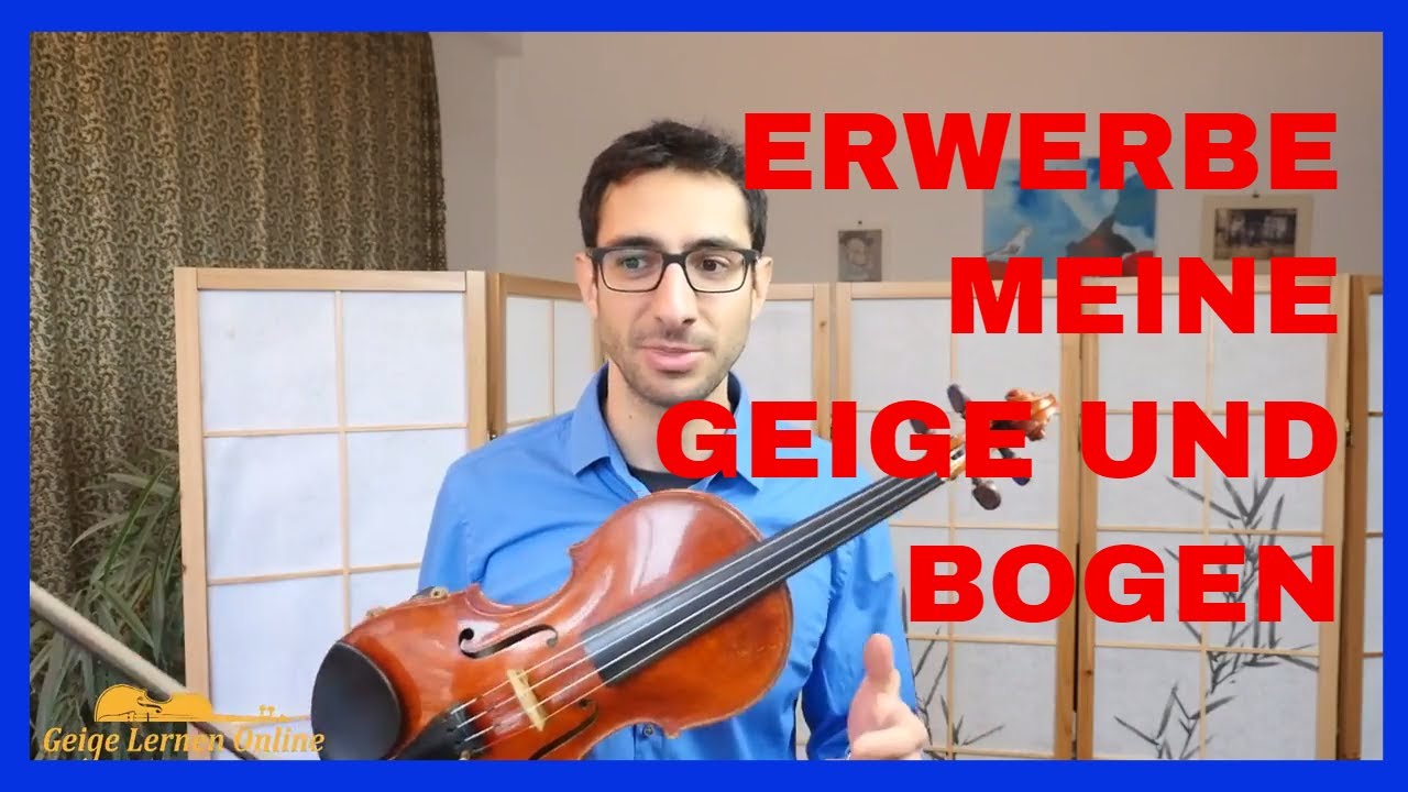 Würdest du gerne MEINE eigene GEIGE und BOGEN erworben?