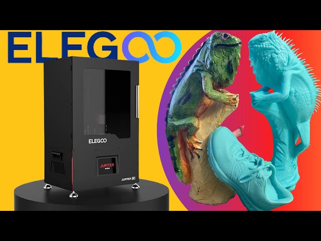 Elegoo Jupiter 6K Resin 3D Printer Review! 