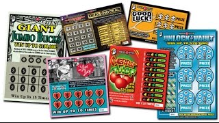 Scratch off Lottery Tickets -- Out of State Scratch off today PA Lottery