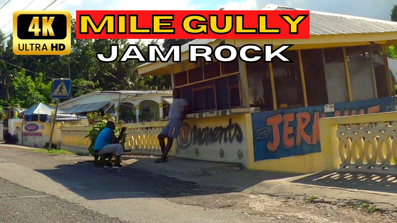 Mile Gully Manchester Jamaica Countryside Tour Small Village