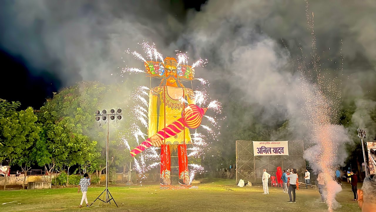 Best Ravan Dahan in Indore | Chimanbag Maidan Indore 2024 | Ravan Dahan ...