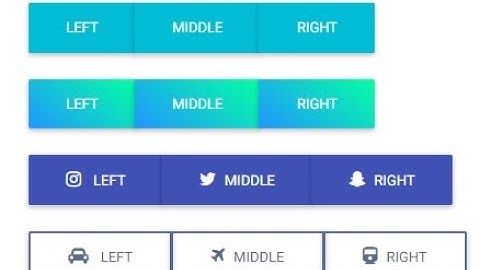 Bootstrap 4 Tutorial in Hindi Part 19: Bootstrap 4 Button Group in Hindi, Button Groups in Bootstrap