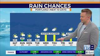 Rain chances return to Portland next week