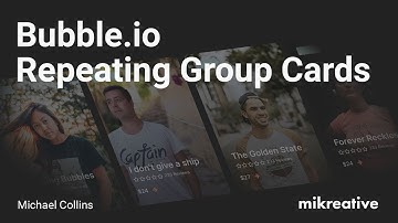 Bubble.io Repeating Group Cards