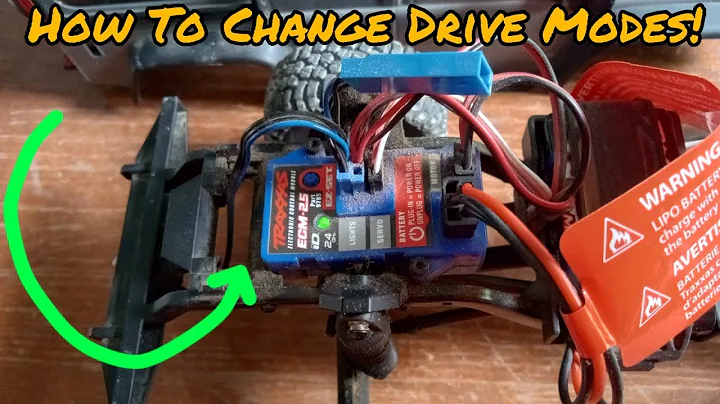 How To: Change Traxxas Trx4m Drive Modes.