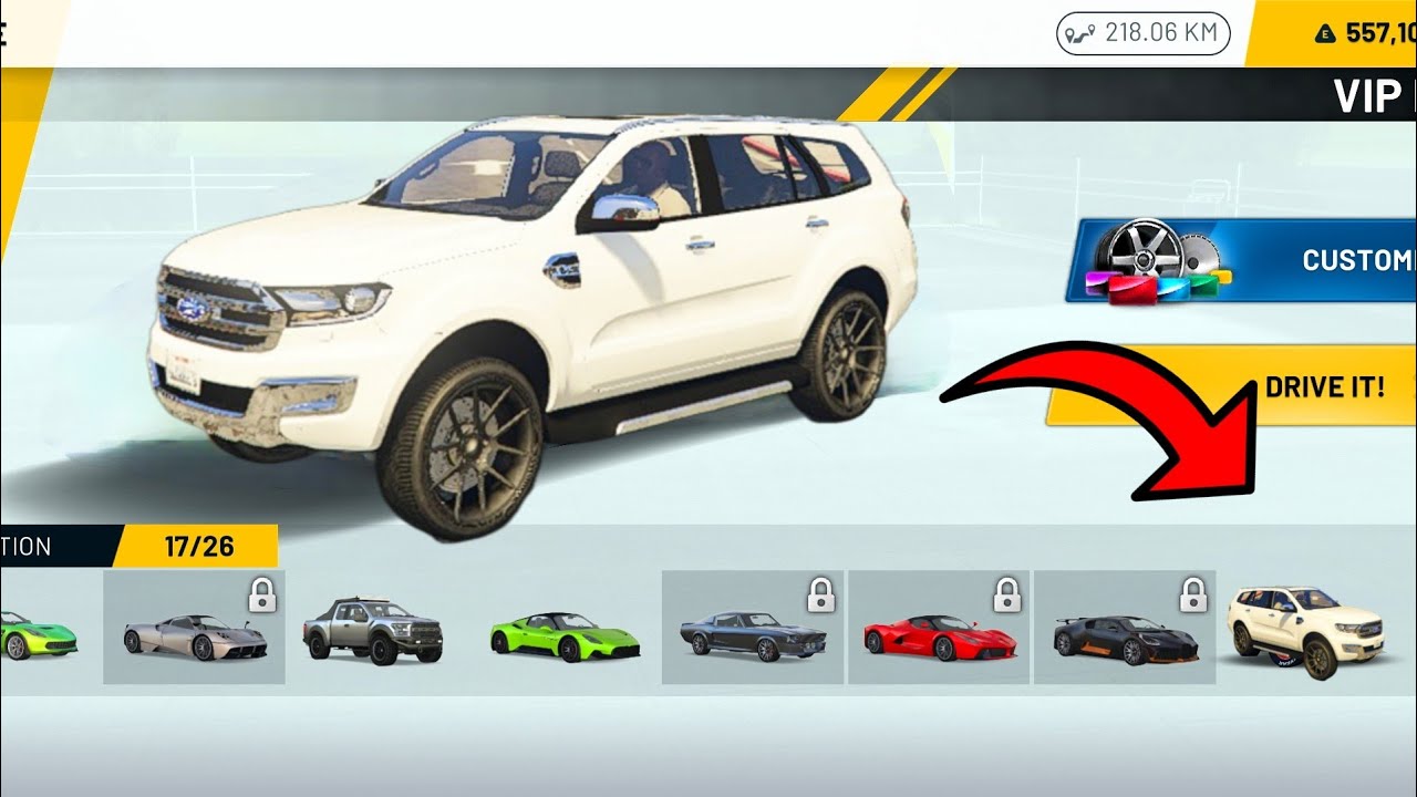 🇮🇳 Indian Car In Extreme Car Driving Simulator 🎊 New Update 🎊| Ford Endeavour 🤩!