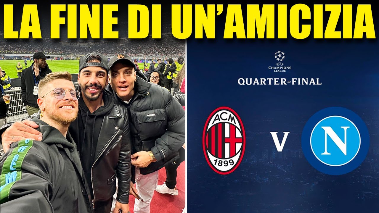 ODDIO È VERAMENTE FINITA L'AMICIZIA TRA AWED e DADDA! - MILAN vs NAPOLI ALLO STADIO E FINISCE MALE!