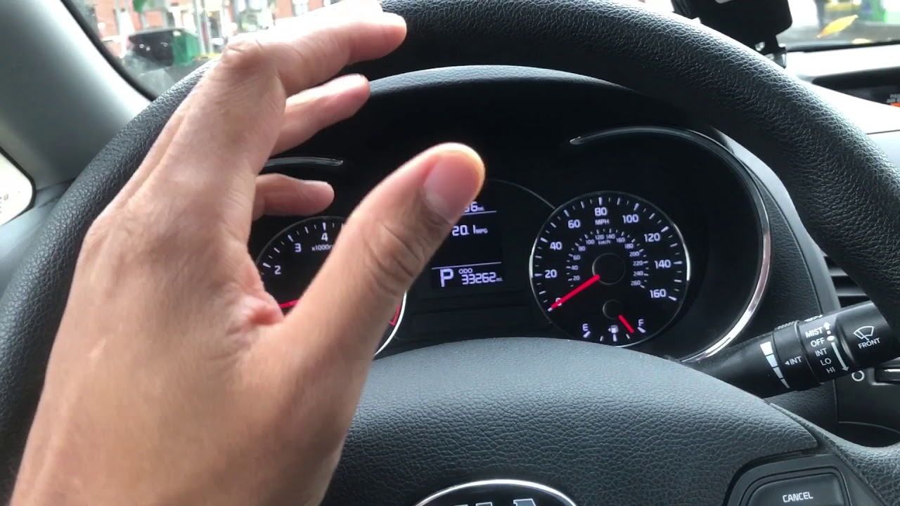 Kia Forte How to turn on/off the highbeam headlights YouTube