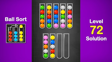 Ball Sort Puzzle Solution Level 72