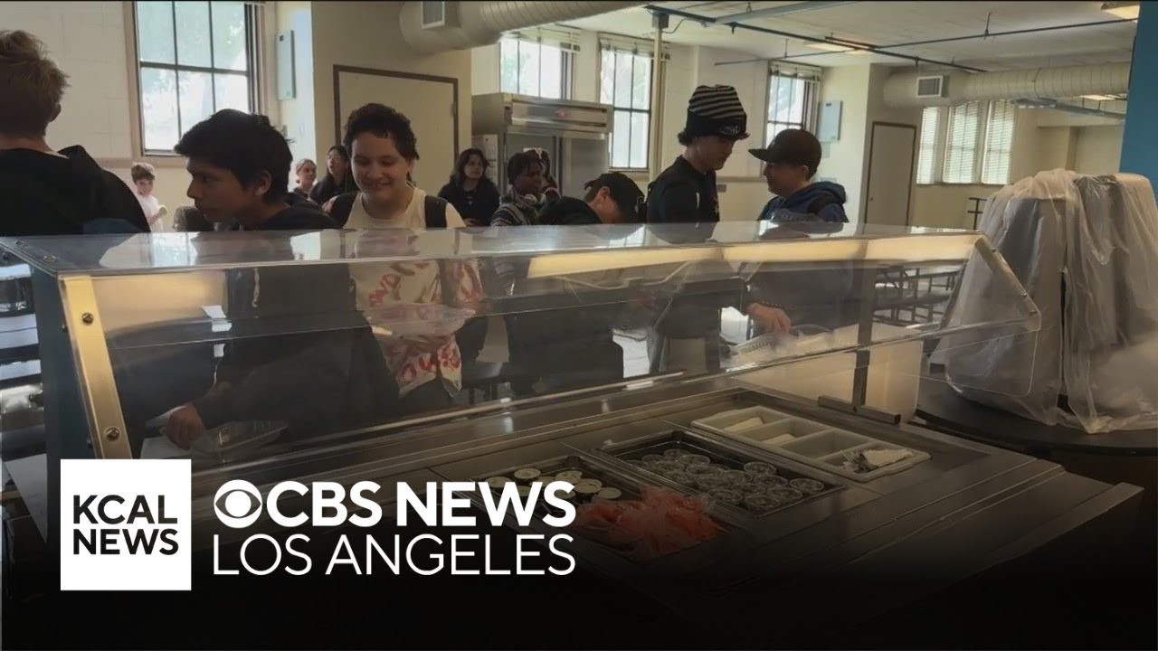 Lunch workers take some special steps to help students affected by the Eaton Fire
