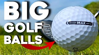 Playing golf with BIG balls...is BIGGER easier?