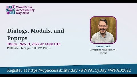 Dialogs, Modals, and Popups