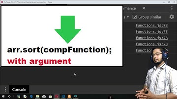11.Sorting and Reversing the Arrays In JavaScript -reverse() - sort() - Compare Function working