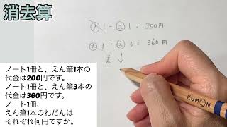 消去算は図を書けば簡単！中学受験小3で身に着けておけばバッチリ！