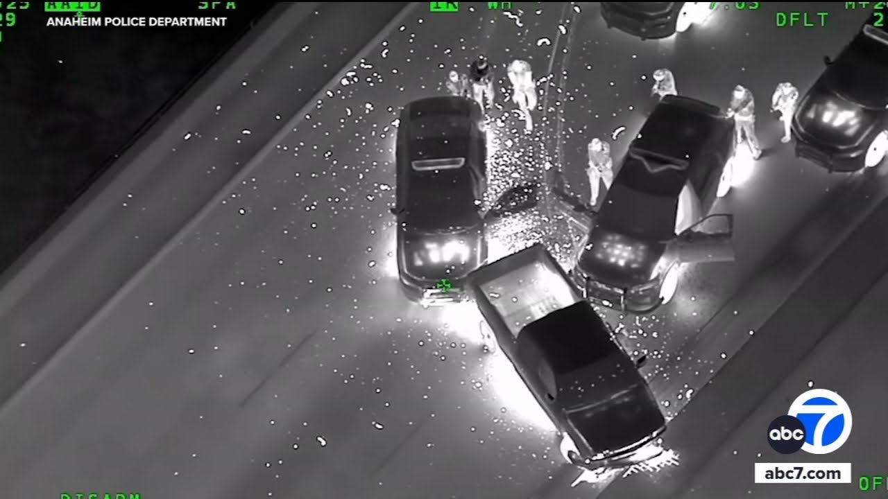 Bodycam video shows Anaheim police unleash hail of gunfire after chase