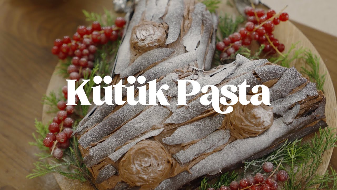 Kütük Pasta Tarifi | Çikolatalı İpeksi Krema Kaplı Rulo Pasta