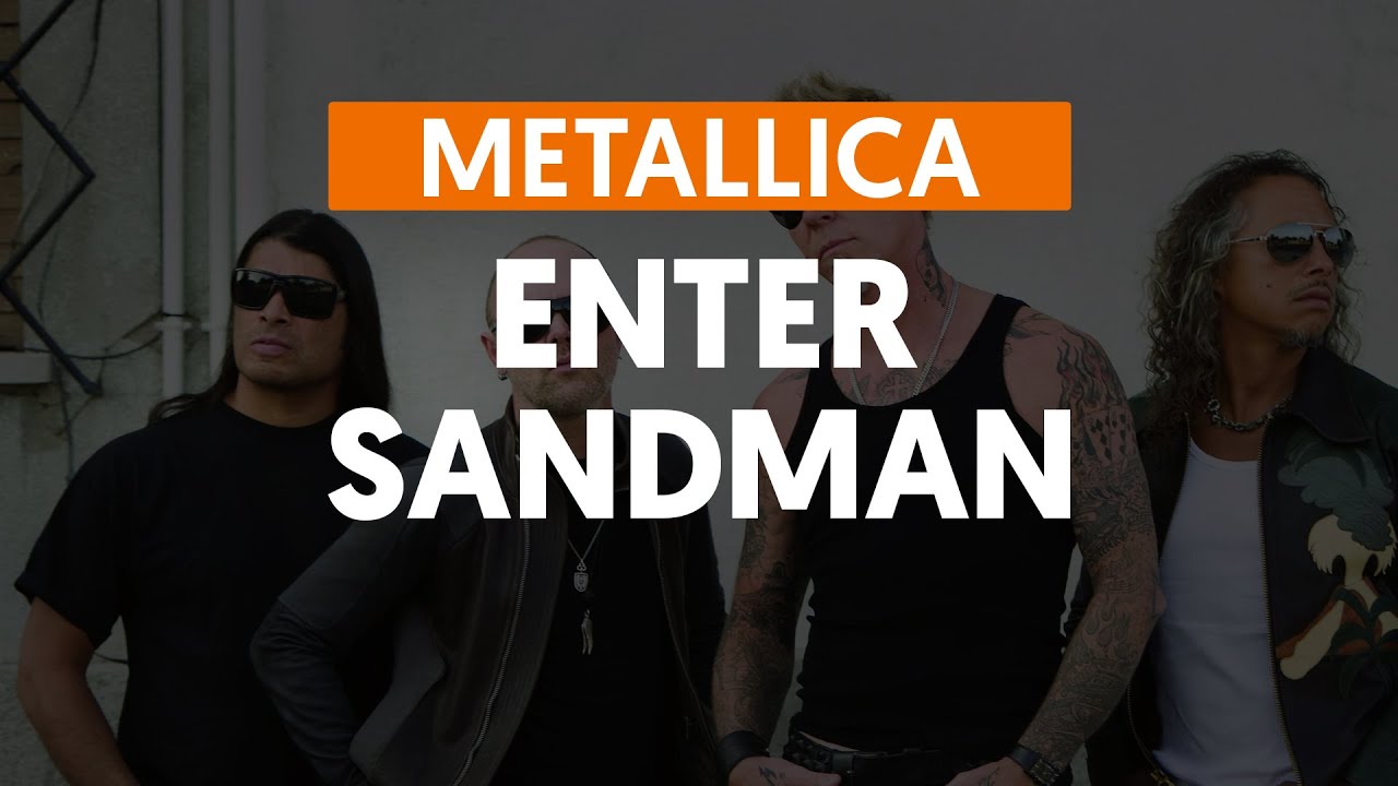ENTER SANDMAN - Metallica | Como tocar na guitarra