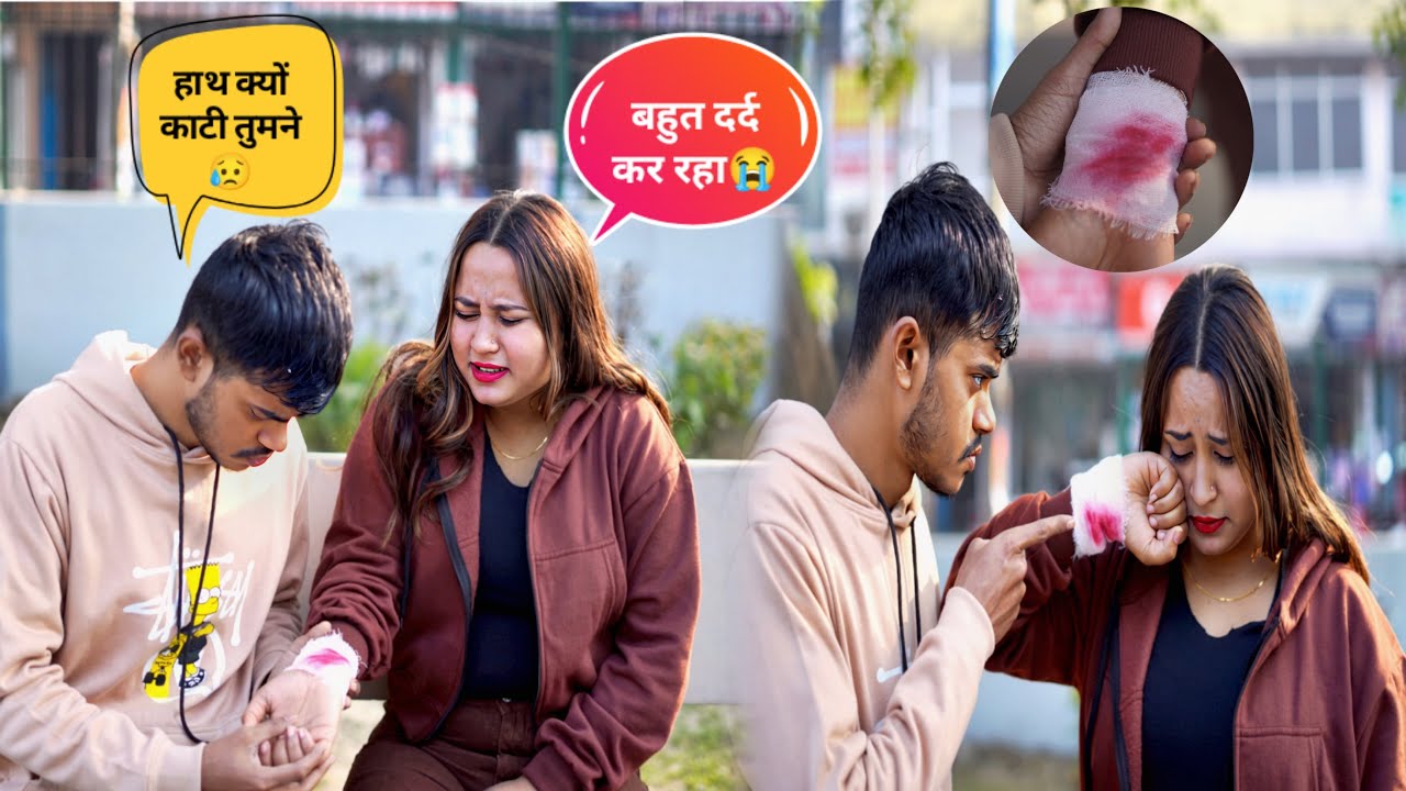 Hand cut prank On Vijay🥺😱|| 