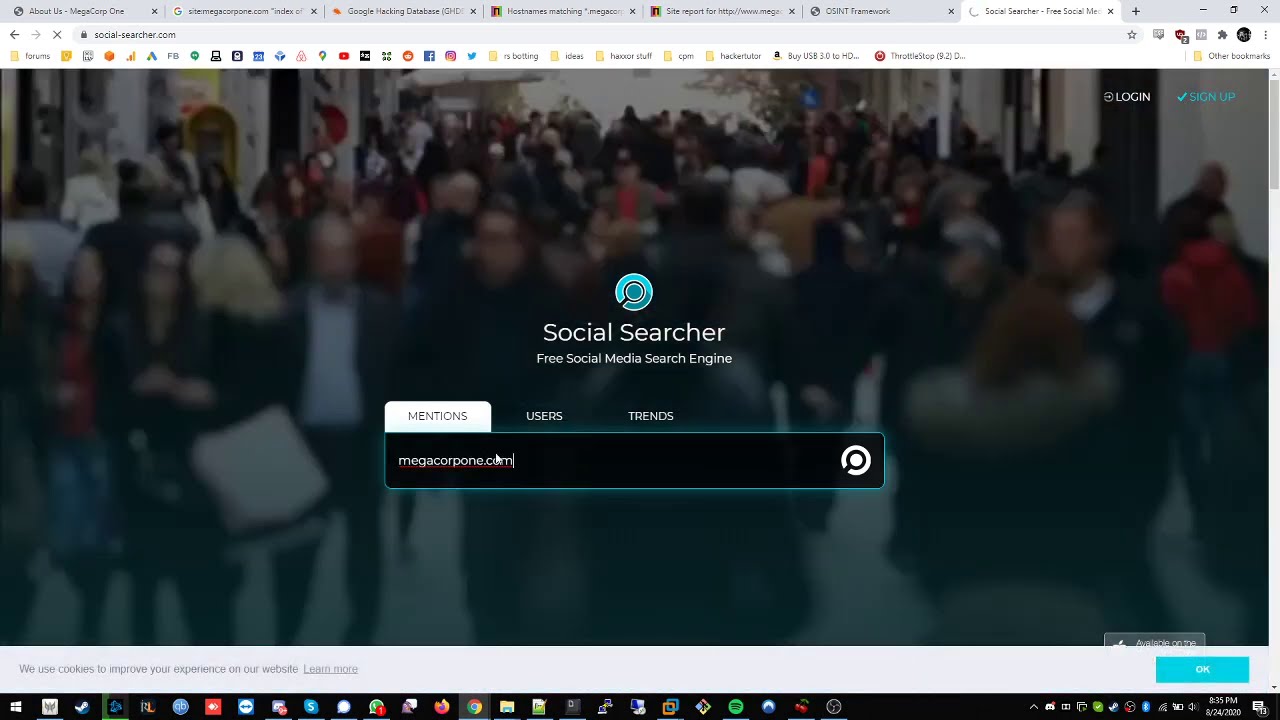 Hacking with Kali #1 - Passive Information Gathering