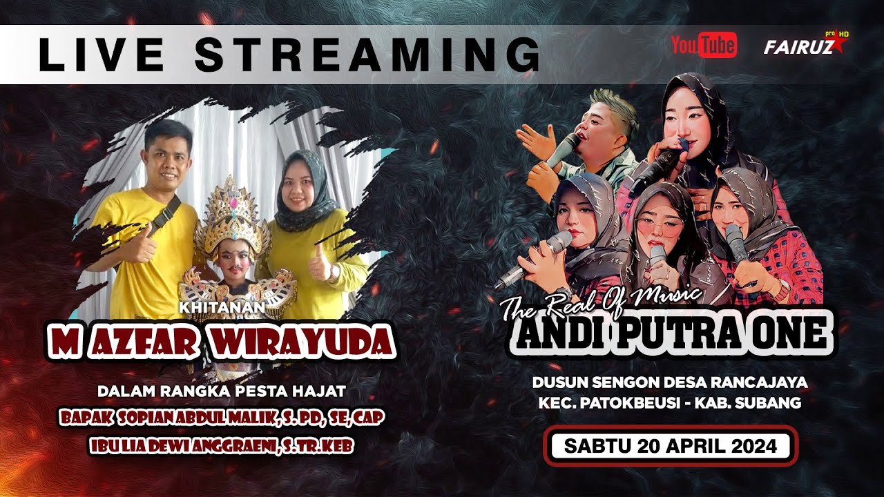 🔴 LIVE STREAMING ANDI PUTRA ONE | RANCAJAYA PATOKBEUSI - SUBANG | 20 APRIL 2024