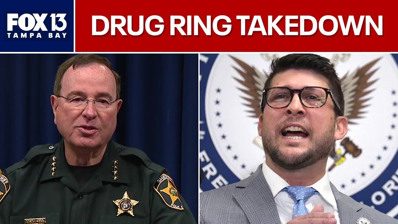 Grady Judd, Florida AG announcing drug, gang bust