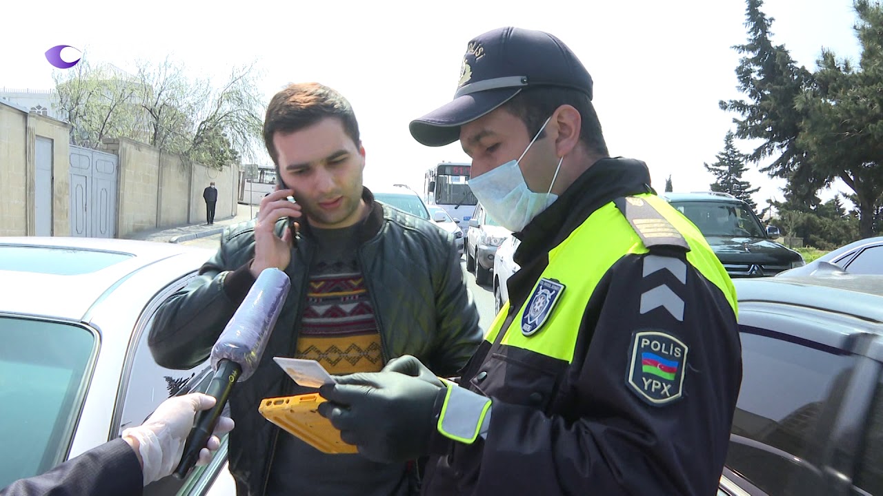 Yol polisi karantin rejiminə əməl olunmasına belə nəzarət edir