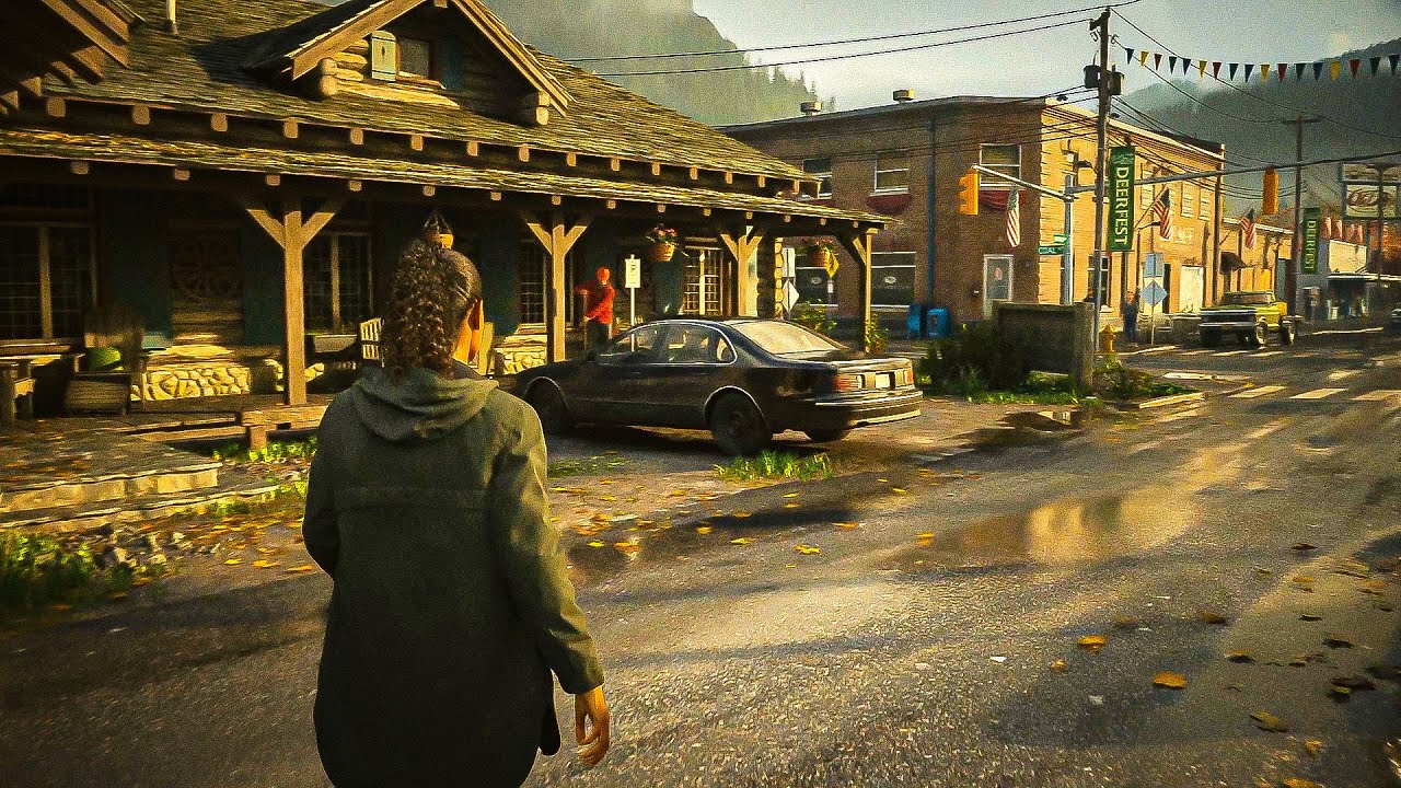 Alan Wake 2 Bright Falls Free Roam Exploration Gameplay [4K 60FPS] (PC ULTRA)