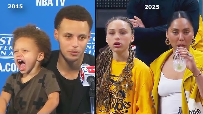 Stephen Curry's Daughter Riley Finally Shows Up 10 Years Later To Watch  Him! - YouTube