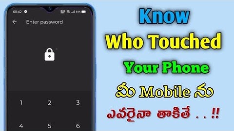 How to use WTMP App in Telugu | How to know who touched my Phone | Secret App 2021| #SecurityApp