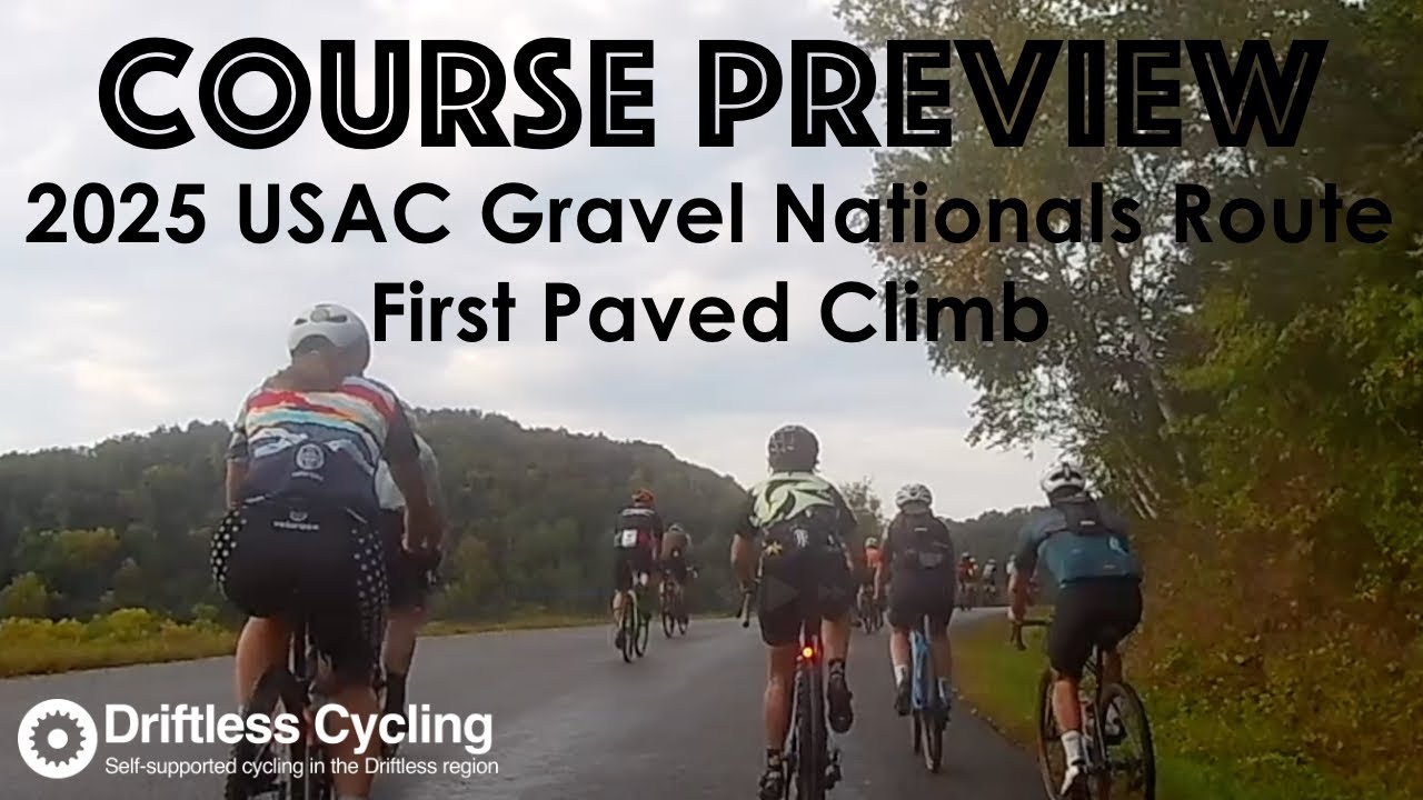Preview: First Paved Climb at 2025 USAC Gravel Nationals