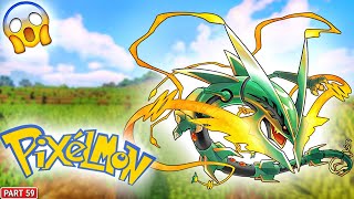Boss With Mega Rayquaza in Ultra Space 🔥😍😊 : The End : Pixelmon : Pokemon in Minecraft #59