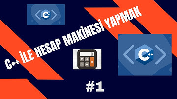 C++ İLE  HESAP MAKİNESİ KODU YAZMAK  2023 #1