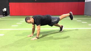 Diagonal Mountain Climber with Hip Extension