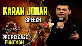Karan Johar Speech at  Baahubali 2 Pre Release Function || Prabhas || Rana Daggubati