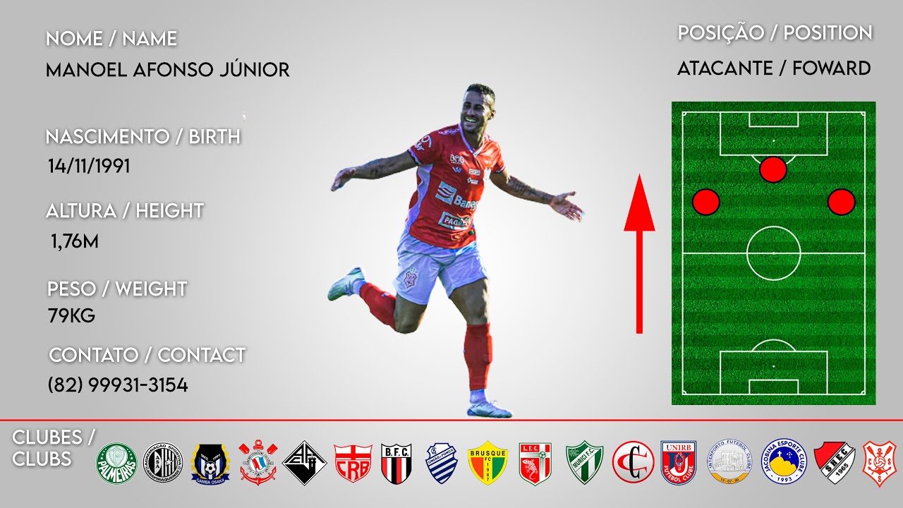 Afonso Júnior - Atacante (Material Atualizado 2023)