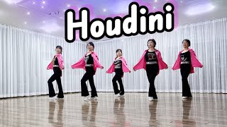 Houdini Line Dance (Improver)/Roger(leftfoot)Hunter (USA)- November 2023