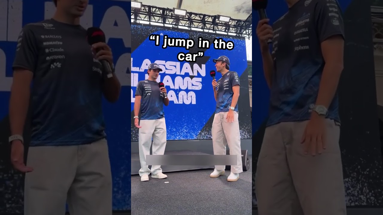The grid being✨iconic✨for 1 minute and 7 seconds😂😂😂#lewishamilton #kimiantonelli #liamlawson #f1