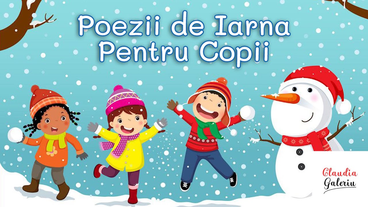 Top 100 poezii de iarnă copii grădiniță și școală