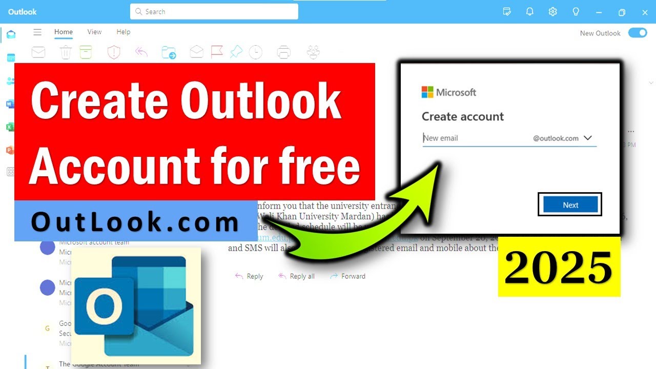 How to Create a Microsoft Outlook Email for Free in 2025 | 