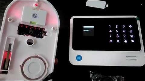 G90B WiFi GSM GPRS Home Alarm System,how to add the wireless outdoor siren into this system