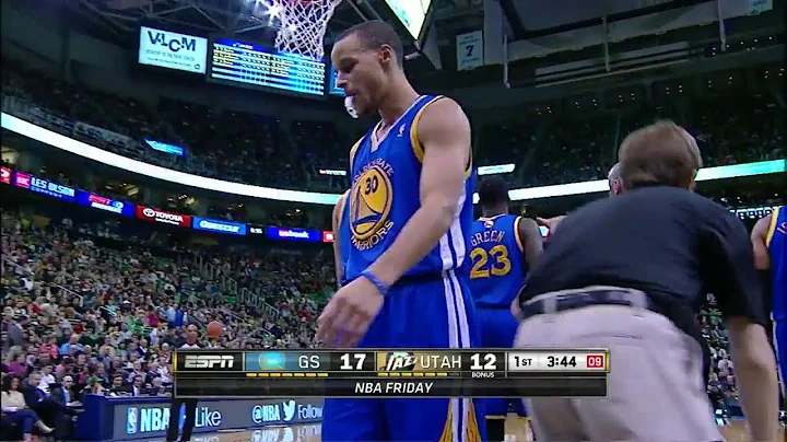2014.01.31 - Stephen Curry Full Highlights at Jazz - 44 Pts, 8 Threes!