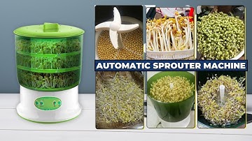 DIY Bean Automatic Sprouter Machine 2023 | FULLY AUTOMATED!